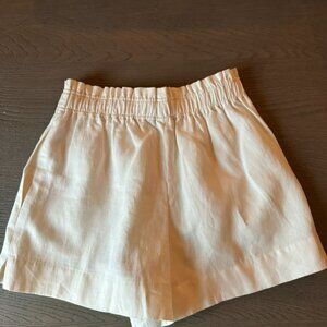 CLUB MONACO LINEN PULL ON PANT BEIGE SIZE MEDIUM NWOT